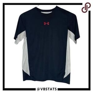 Under Armour‎ Youth Large Black-Red-White SS Performance Shirt